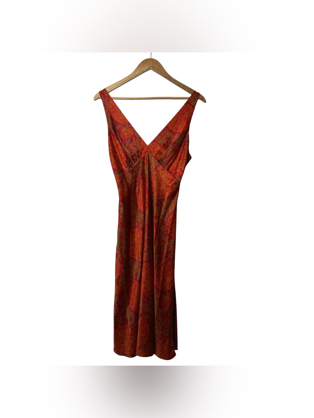 Natori Red Floral Strap Night Dress
